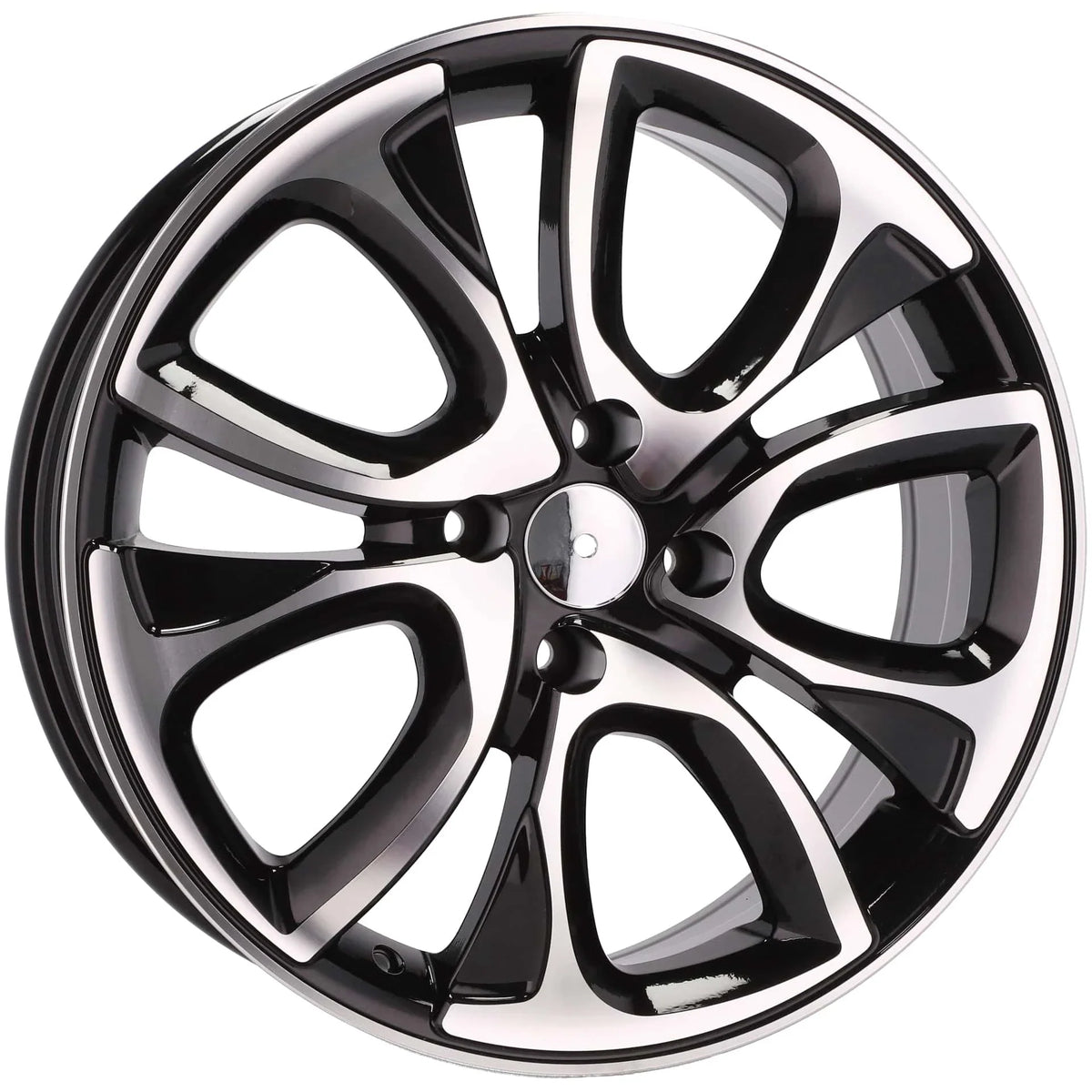 Alu kola pro Citroen BY124 7x18 5x108 ET30 65.1 Black Polished | Wheelsup.cz