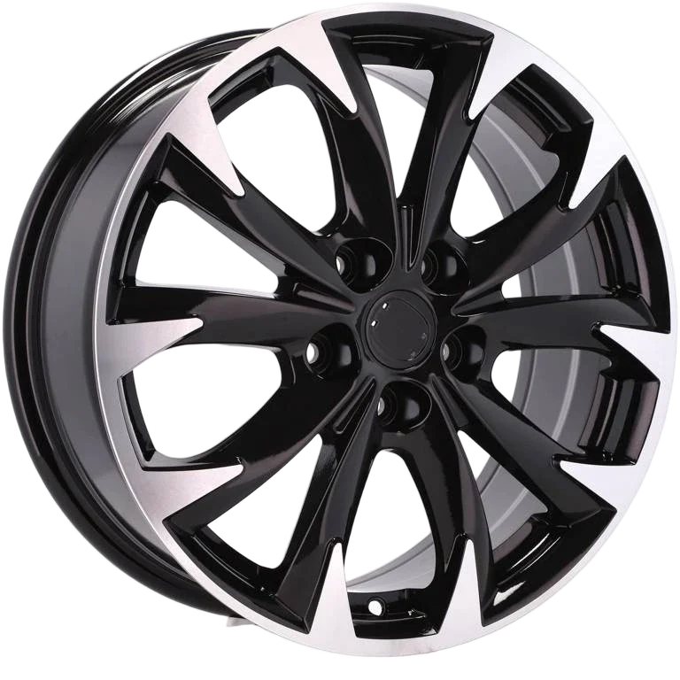 Alu kola pro Mazda BY177 7x17 5x114.3 ET50 67.1 Black Polished | Wheelsup.cz