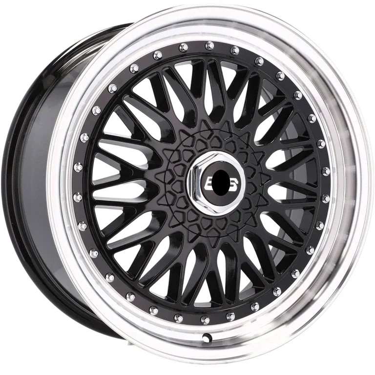 Alu kola pro Racing Line BY479 6.5x14 4x100 ET35 73.1 Black & Polished Lip | Wheelsup.cz