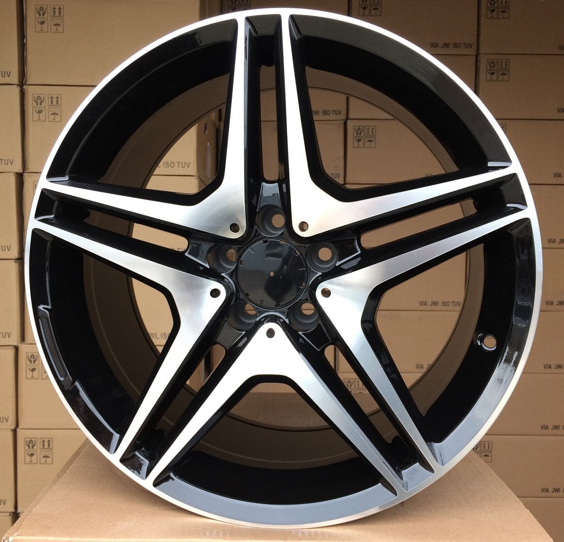 Racing Line BY496 9,5x19 5x112 ET43 fekete, Mercedes