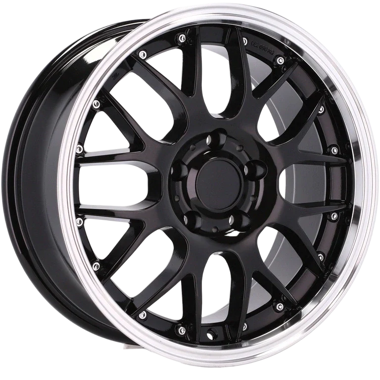 Alu kola pro BMW BY773 7.5x17 5x120 ET35 72.6 Black & Polished Lip | Wheelsup.cz