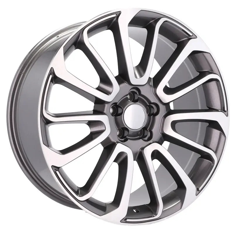 Alu kola pro Land Rover BY959 10x23 5x120 ET45 72.6 Grey Polished | Wheelsup.cz