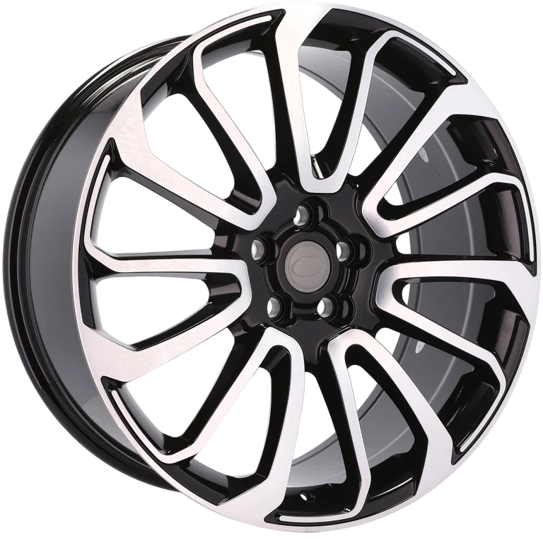 Alu kola pro Land Rover BY959 9.5x22 5x120 ET45 72.6 Black Polished | Wheelsup.cz