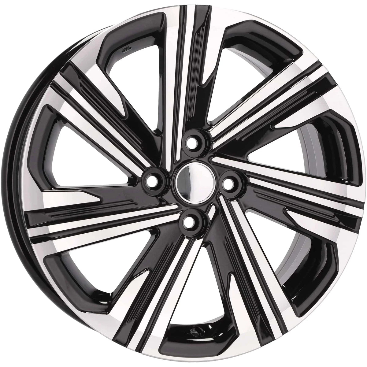 Alu kola pro Toyota D1822 5.5x15 4x100 ET45 54.1 Black Polished | Wheelsup.cz