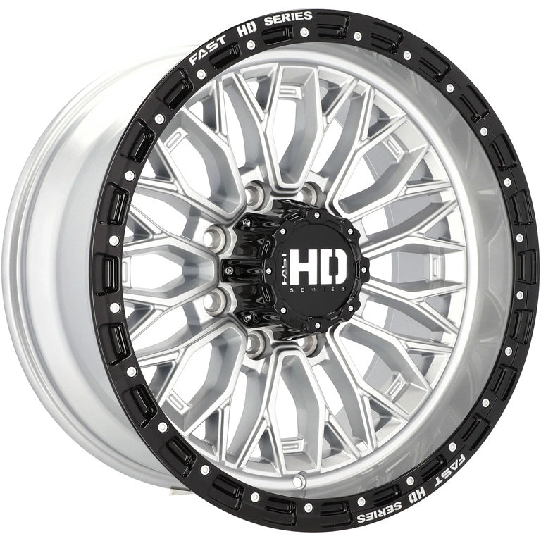 Alu kola pro Offroad D1973 10x20 8x180 ET0 Silver & Black