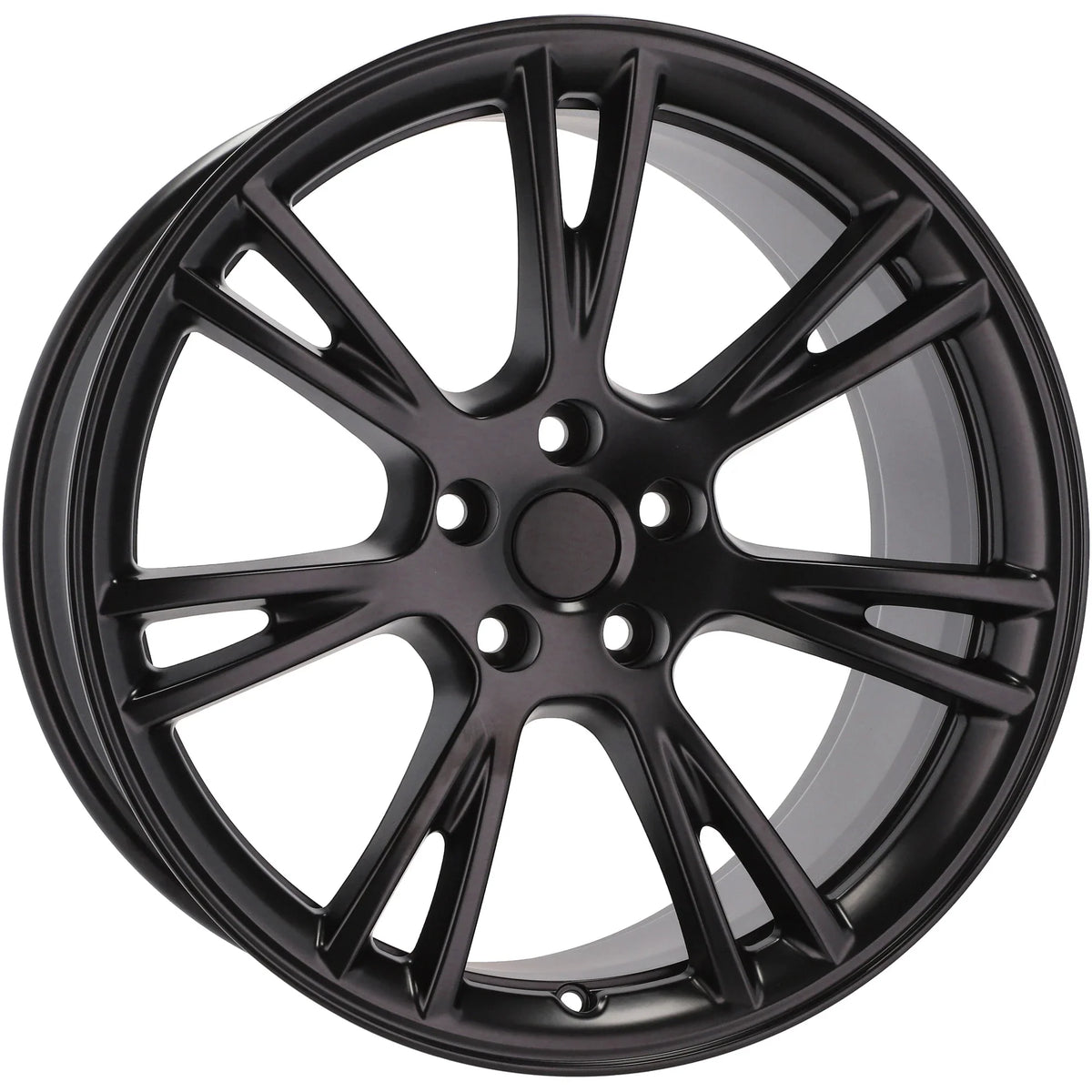 Alu kola pro Tesla D2049 9.5x19 5x114.3 ET45 64.1 Black Half Matt | Wheelsup.cz
