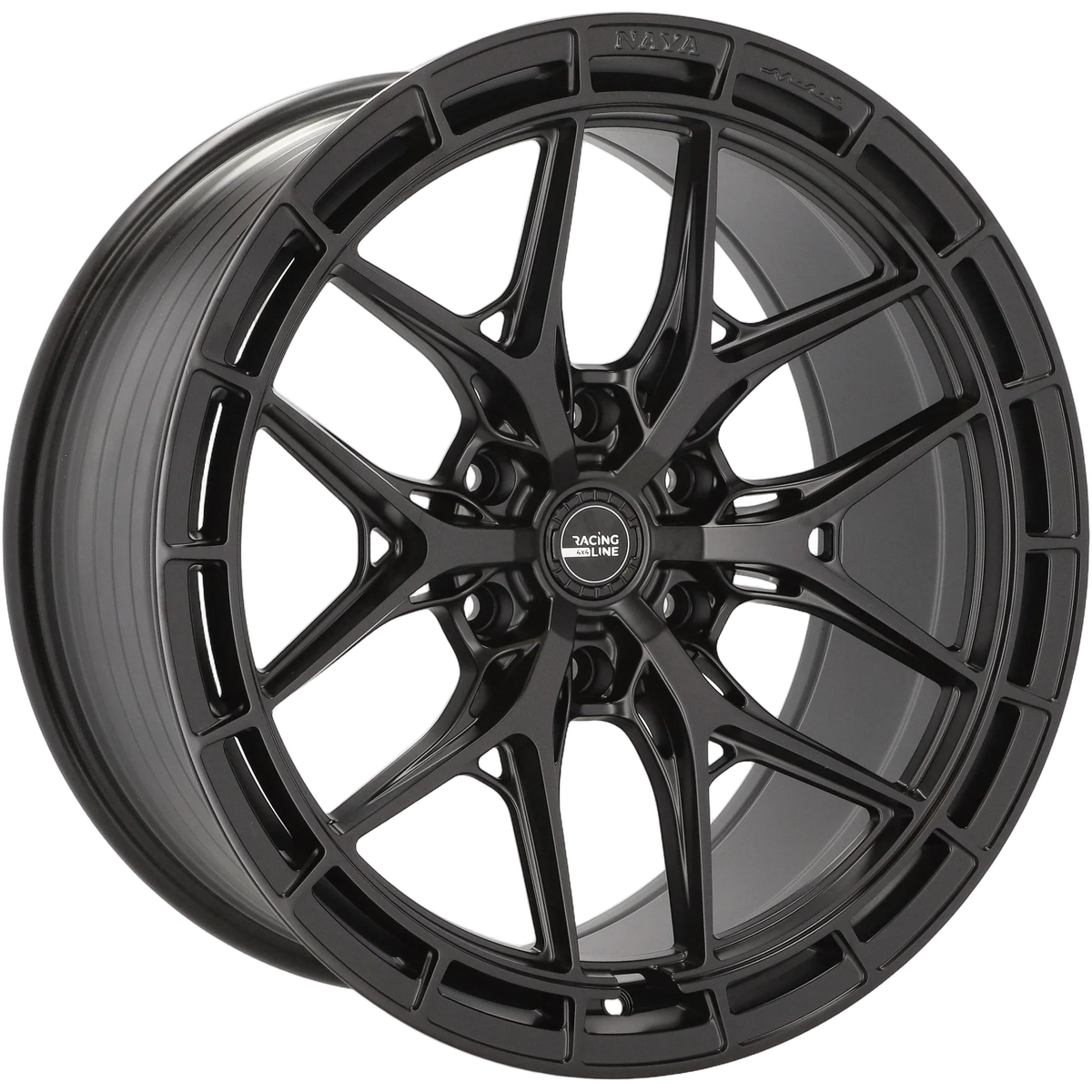 Alu kola Racing Line F3045 9x20 6x139.7 ET15 106.1 Black Half Matt | Wheelsup.cz
