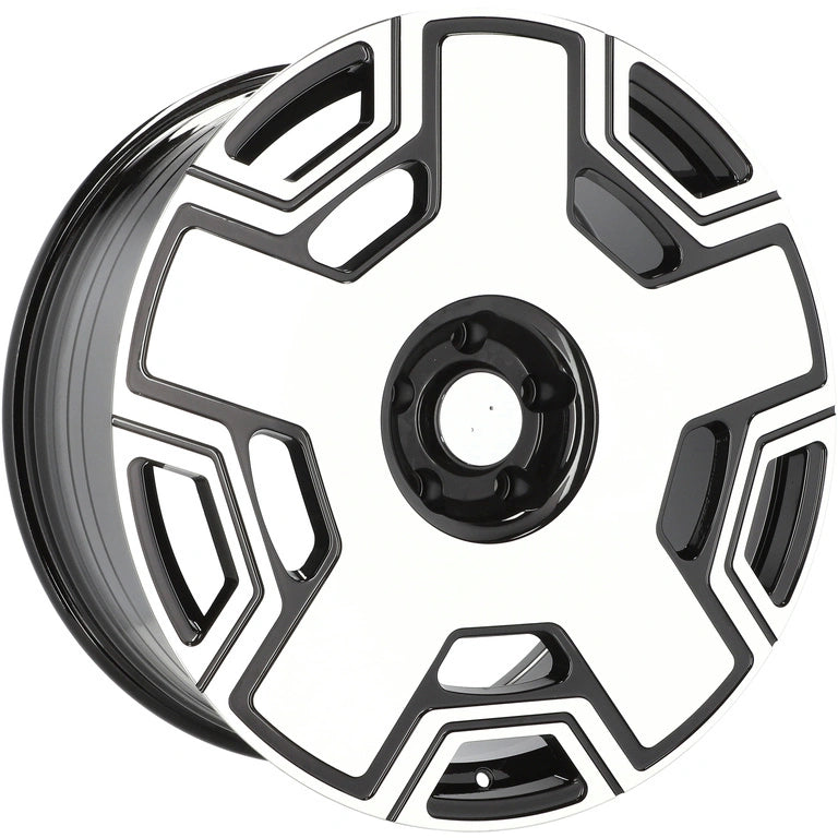 Alu kola pro Mercedes F3053 10x22 5x130 ET35 84.1 Black Polished | Wheelsup.cz