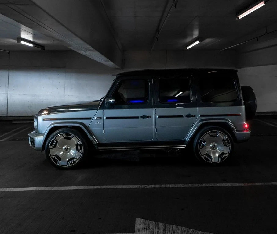 Alu kola pro Mercedes F3053 10x22 5x130 ET35 84.1 Black Polished | Wheelsup.cz
