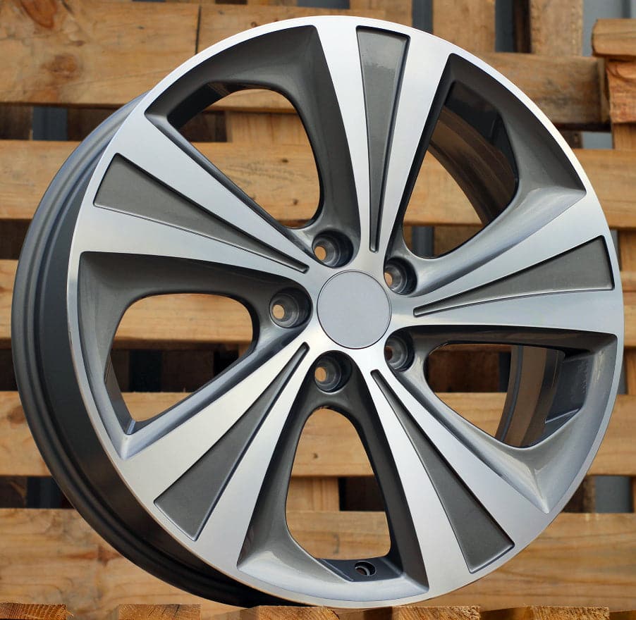 Racing Line F5867 7x19 5x114.3 ET50 schwarz, Honda