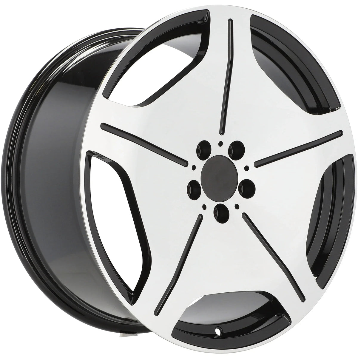 Alu kola pro Mercedes FBX035 8.5x20 5x112 ET36 66.6 Black Polished | Wheelsup.cz