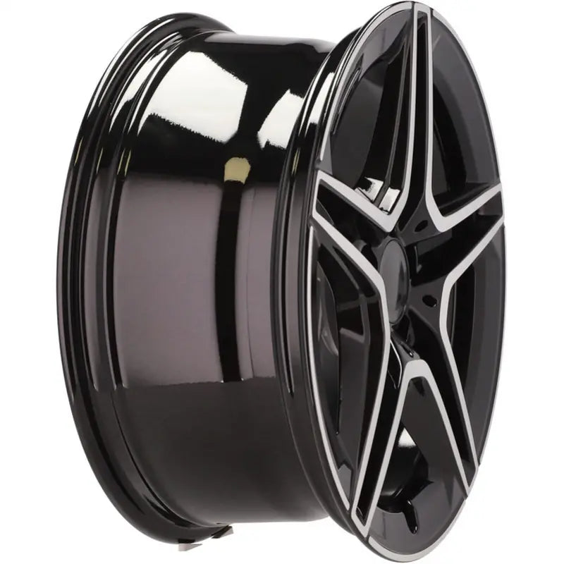 Alu kola pro Mercedes FBX142 9.5x22 5x112 ET45 66.6 Black Polished | Wheelsup.cz