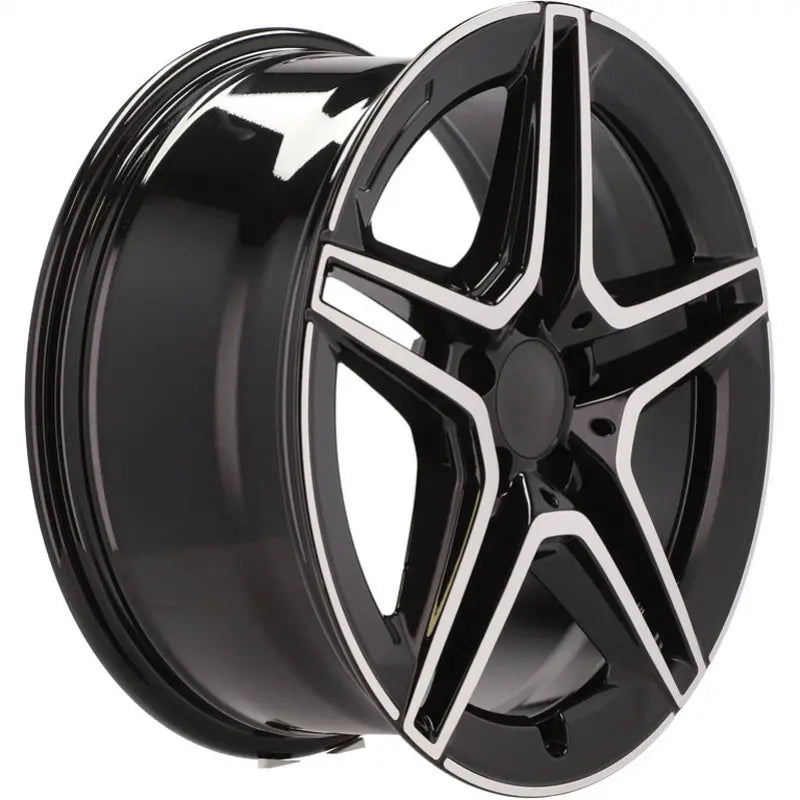 Alu kola pro Mercedes FBX142 9.5x22 5x112 ET45 66.6 Black Polished | Wheelsup.cz