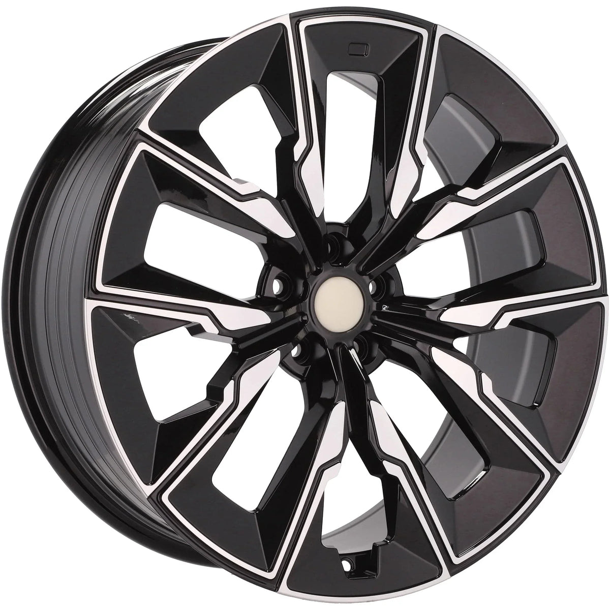 Alu kola pro BMW FBX144 10x21 5x112 ET41 66.6 Black Polished