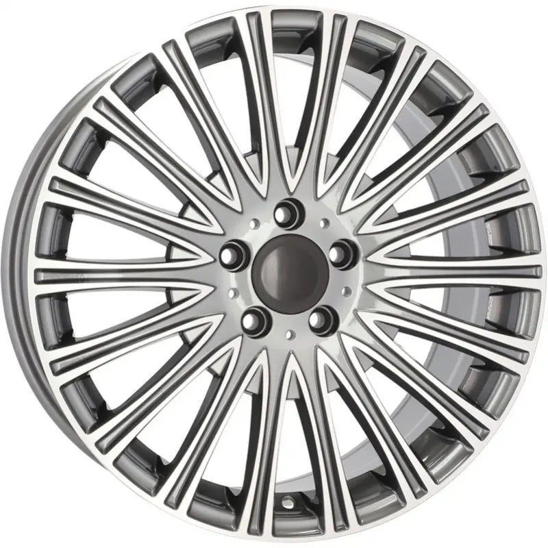 Alu kola pro Mercedes FBX210 8x18 5x112 ET43 66.6 Grey Polished | Wheelsup.cz