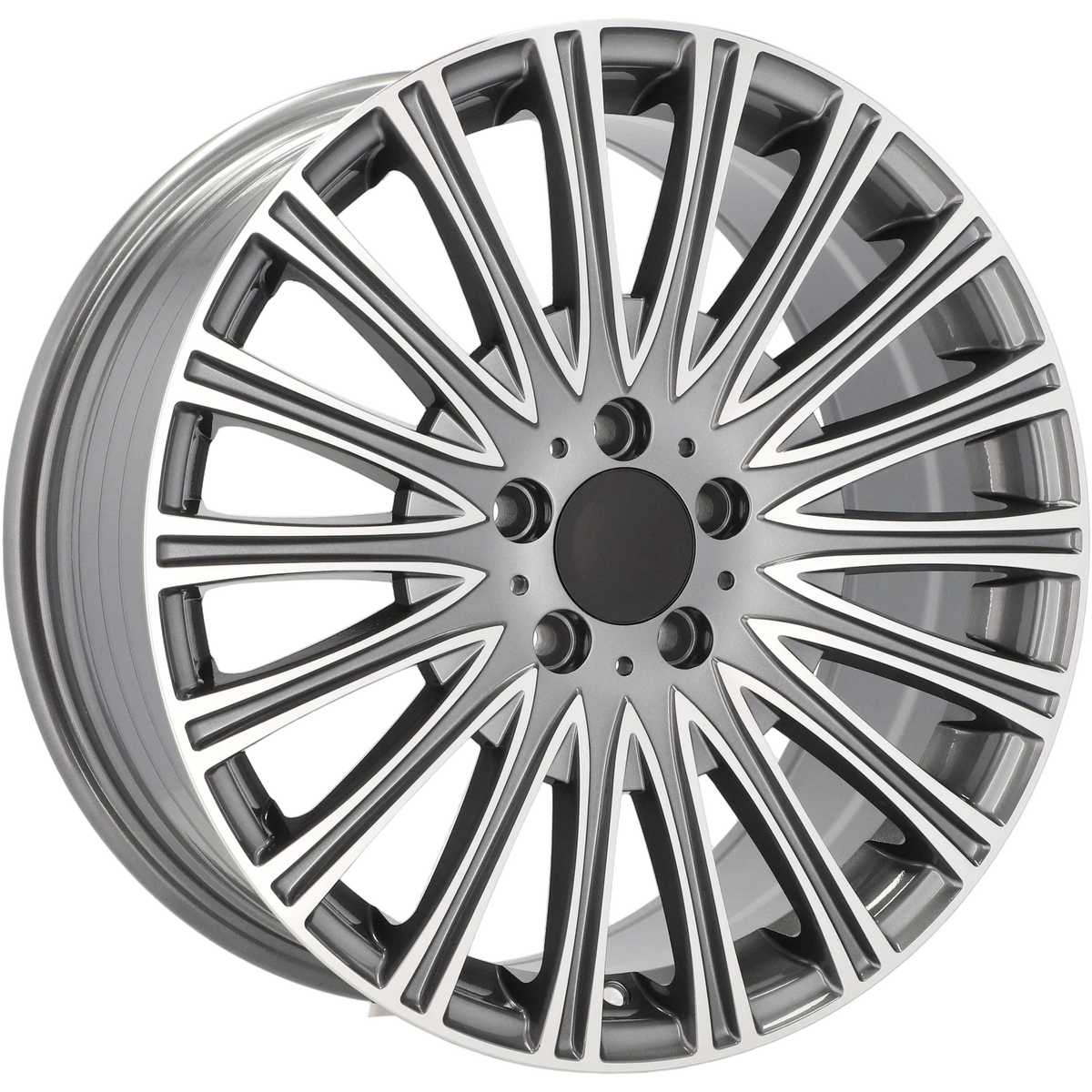 Alu kola pro Mercedes FBX210 8x18 5x112 ET43 66.6 Grey Polished | Wheelsup.cz