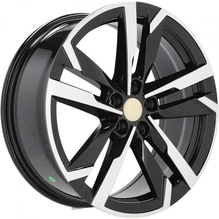 Alu kola pro Škoda FBX254 7.5x18 5x100 ET39 57.1 Black Polished | Wheelsup.cz