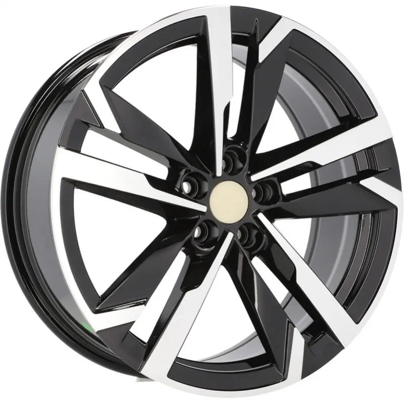 Alu kola pro Škoda FBX254 7.5x18 5x100 ET39 57.1 Black Polished | Wheelsup.cz