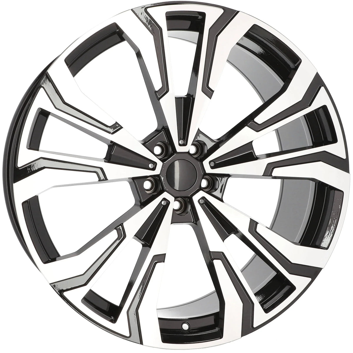Alu kola pro BMW FBX307 9.5x22 5x112 ET32 66.6 Black Polished