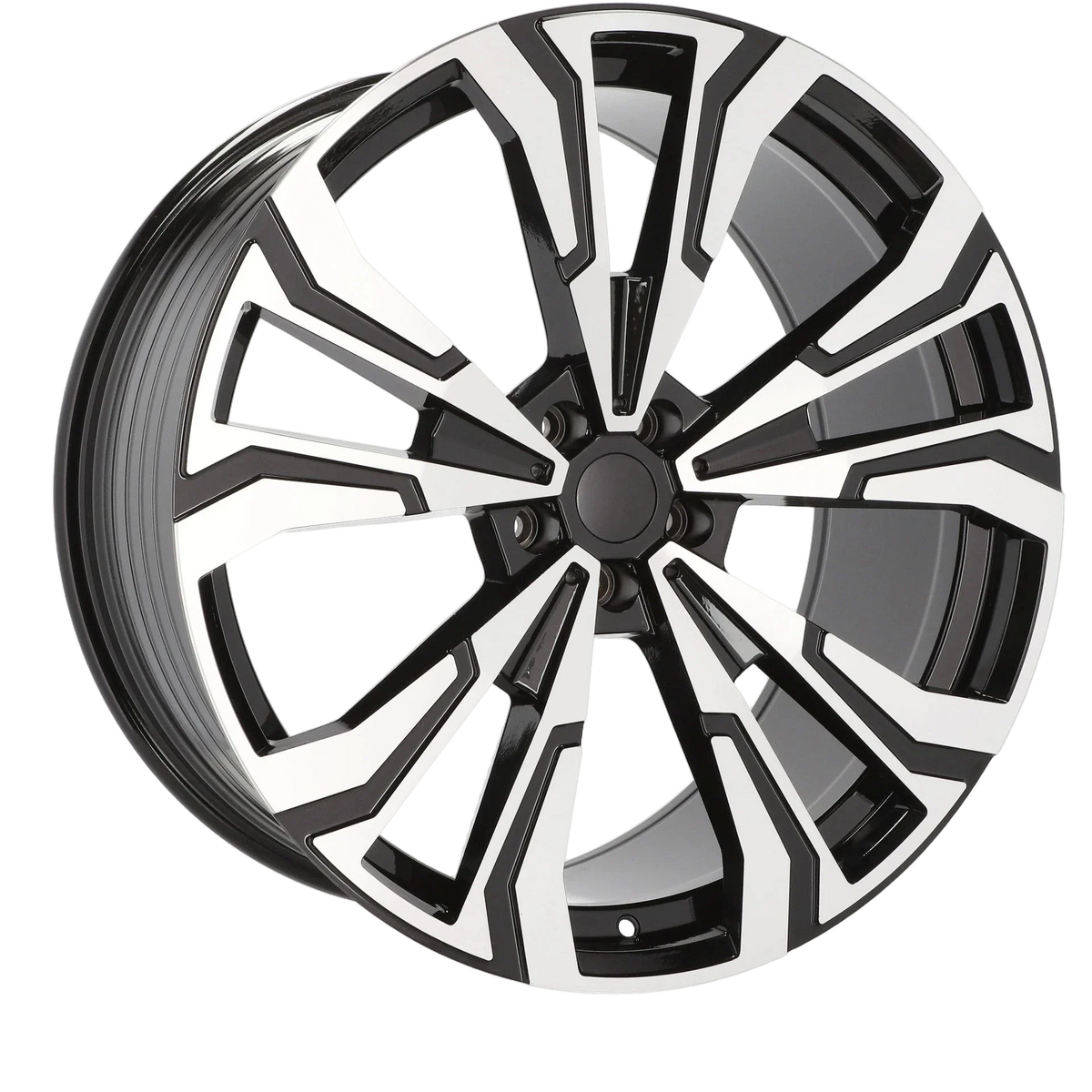 Alu kola pro BMW FBX307 10.5x22 5x112 ET43 66.6 Black Polished | Wheelsup.cz