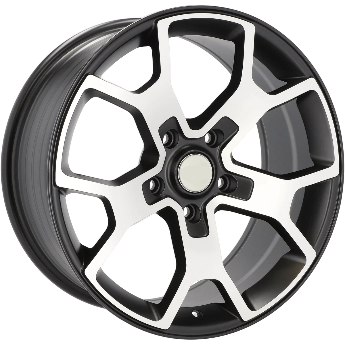 Alu kola pro Jeep FBX372 8x18 5x127 ET35 71.6 Black Polished Half Matt | Wheelsup.cz