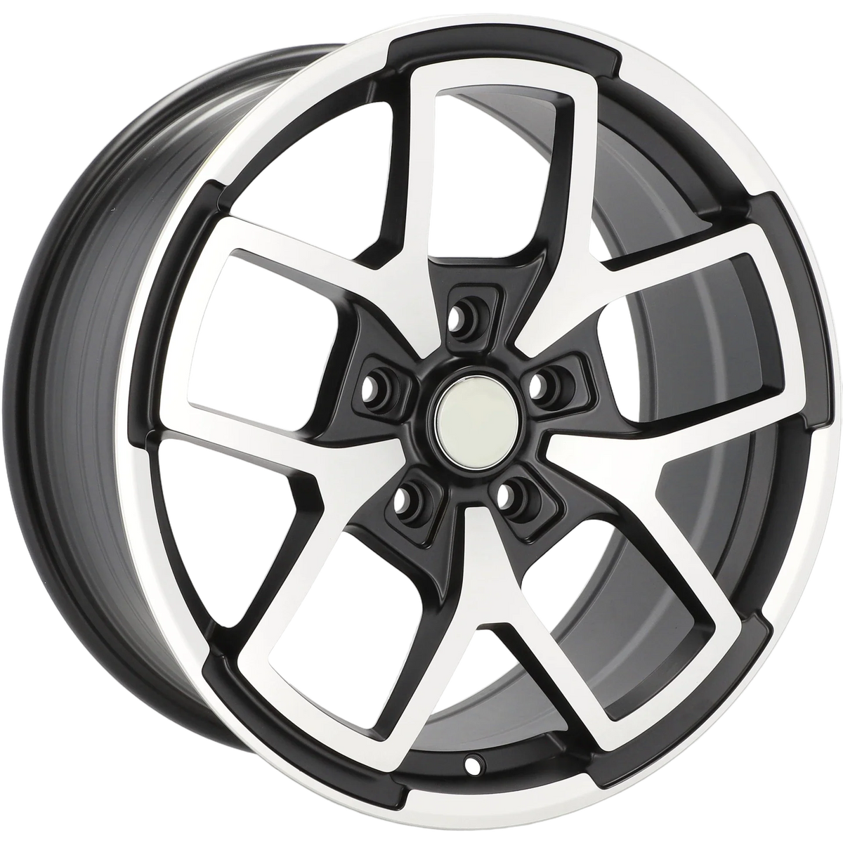 Alu kola pro Jeep FBX373 8x18 5x127 ET35 71.6 Black Polished Half Matt | Wheelsup.cz
