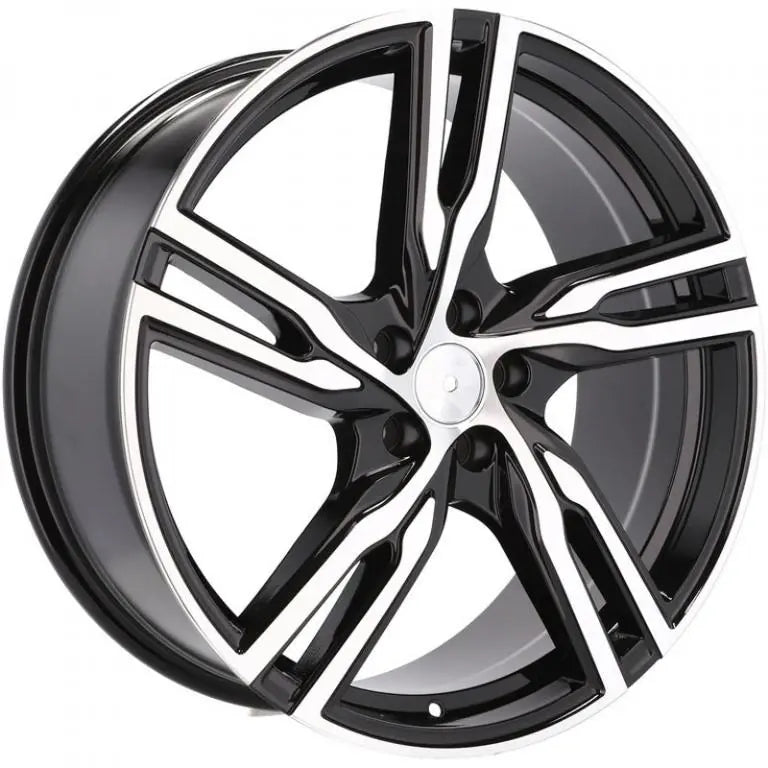 Alu kola pro Volvo FE161 8x19 5x108 ET45 63.4 Black Polished Half Matt