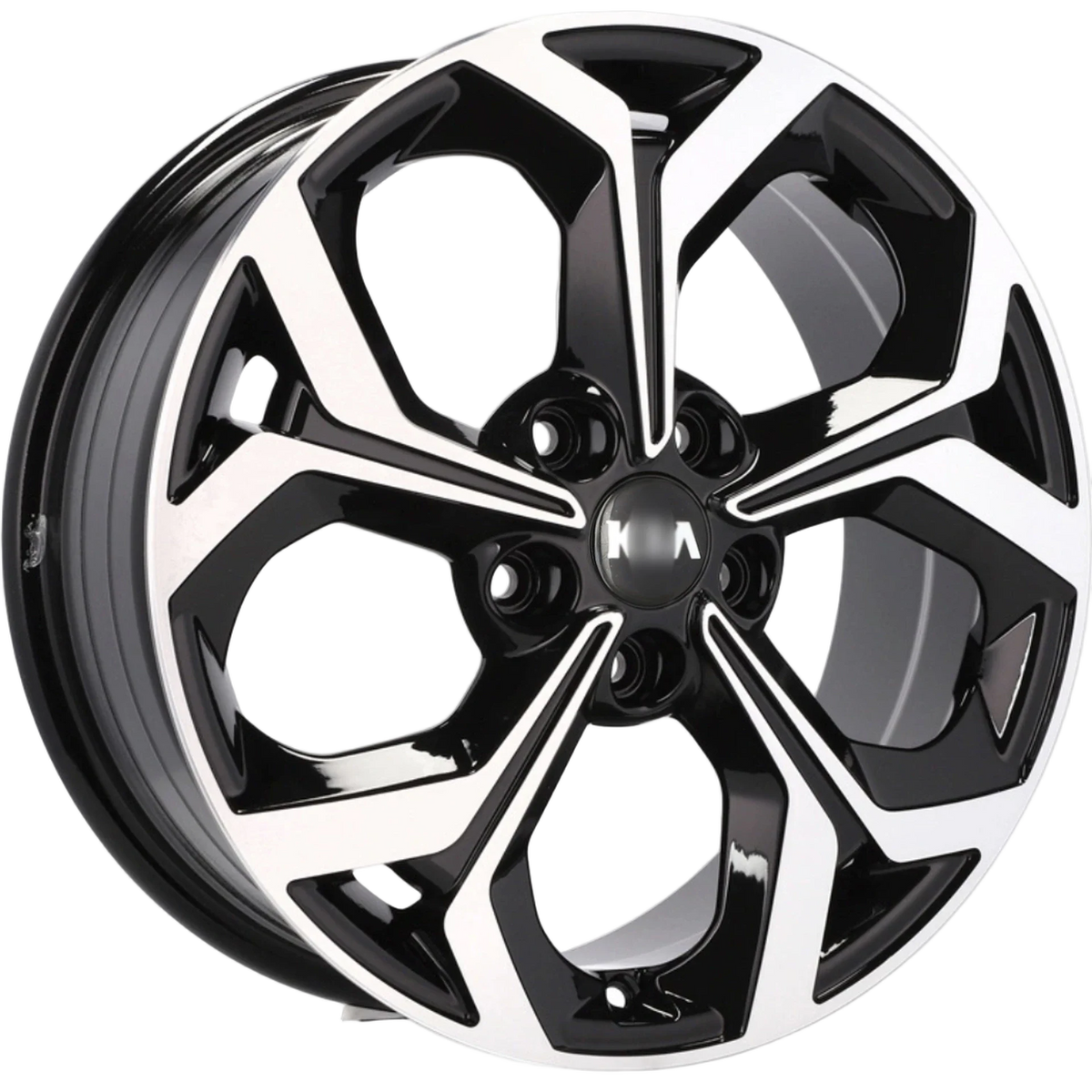 Alu kola pro Kia FE175 6x16 5x114.3 ET50 67.1 Black Polished | Wheelsup.cz