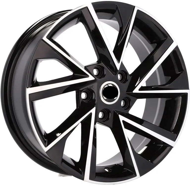 Alu kola pro Škoda FE181 7x17 5x112 ET46 57.1 Black Polished | Wheelsup.cz