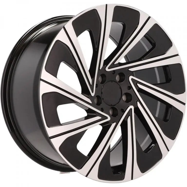 Alu kola pro Mercedes H3141F 9.5x19 5x112 ET51 66.6 Black Polished | Wheelsup.cz