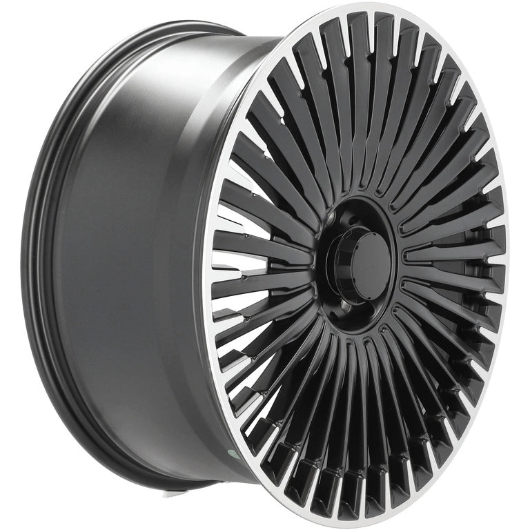 Alu kola pro Mercedes H3286F 9.5x22 5x112 ET32 66.6 Black Polished Half Matt | Wheelsup.cz