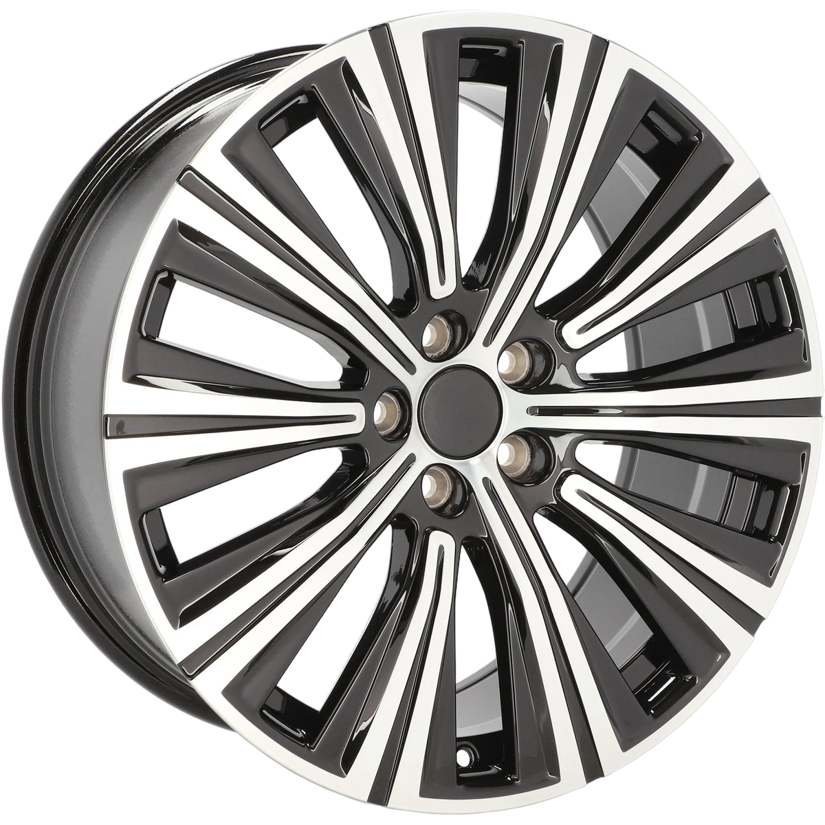 Alu kola pro Volvo H3337F 8.5x19 5x108 ET47 63.4 Black Polished | Wheelsup.cz