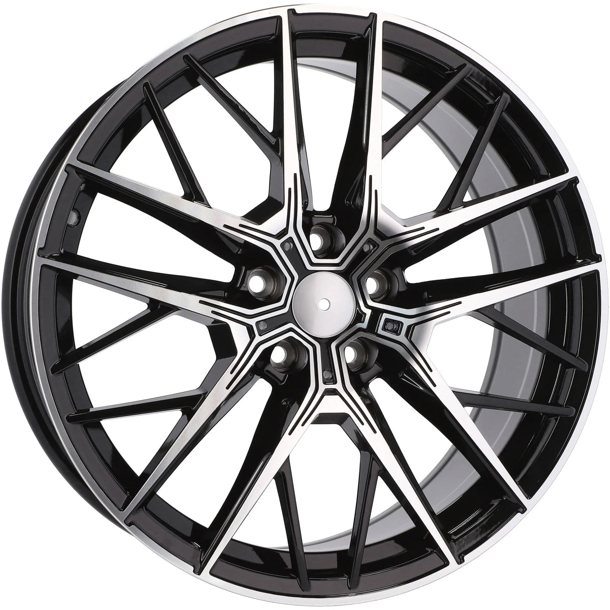 Alu kola pro BMW H5080 8x18 5x112 ET50 66.6 Black Polished | Wheelsup.cz