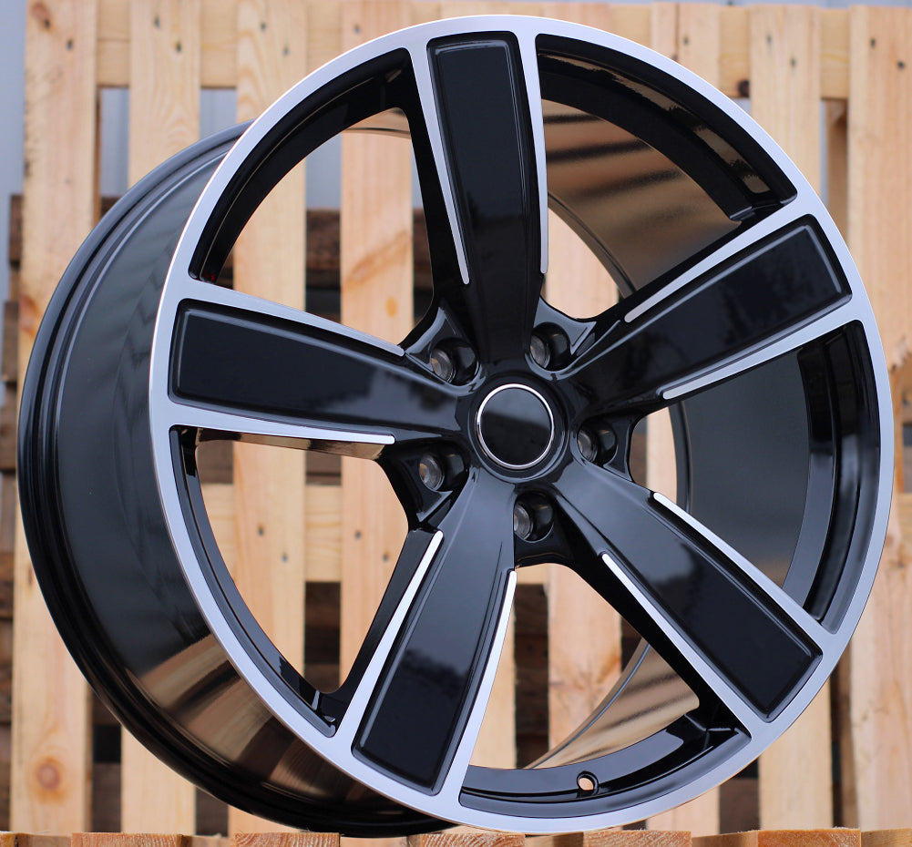 Alu kola Racing Line H5082 10x22 5x130 ET48 černá, Porsche WheelsUp