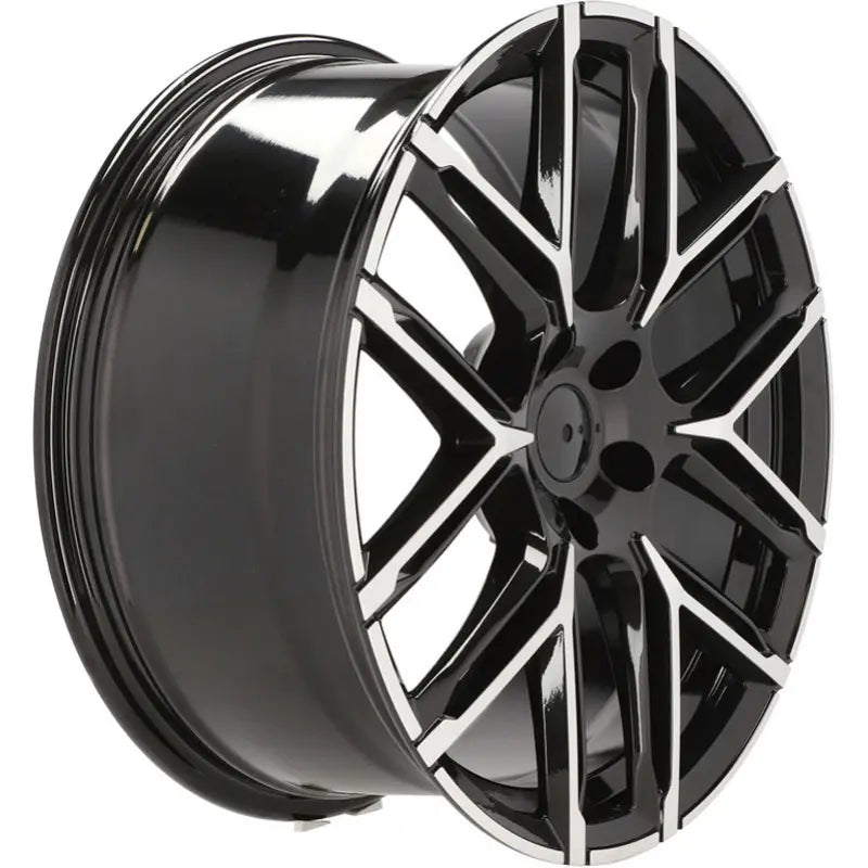 Alu kola pro Audi HF736 9.5x21 5x112 ET20 66.6 Black Polished | Wheelsup.cz