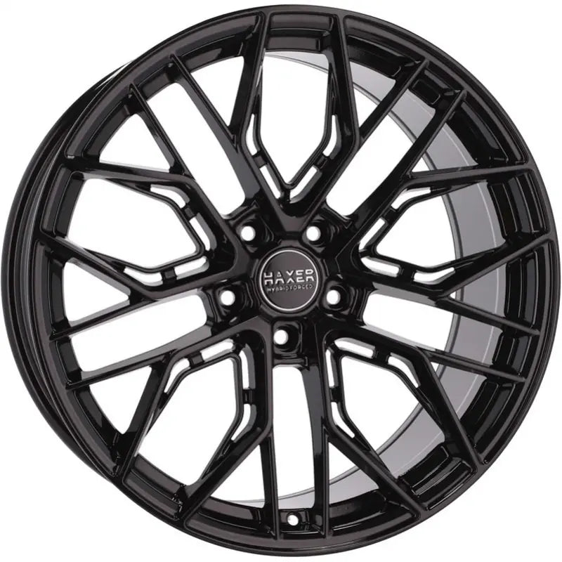 Alu kola HAXER HX015F 9x20 5x112 ET30 66.6 Black | Wheelsup.cz