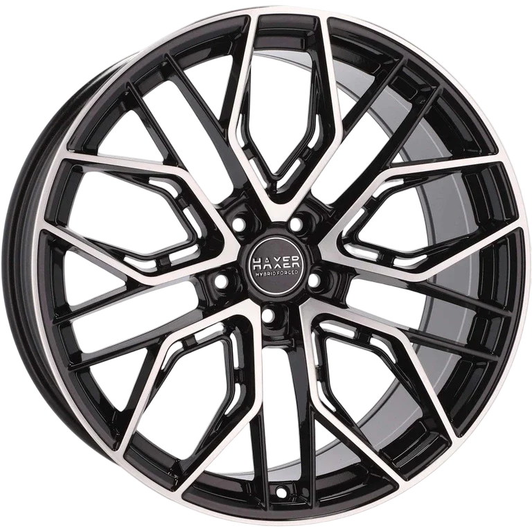 Alu kola HAXER HX015F 10.5x20 5x120 ET30 72.6 Black Polished | Wheelsup.cz