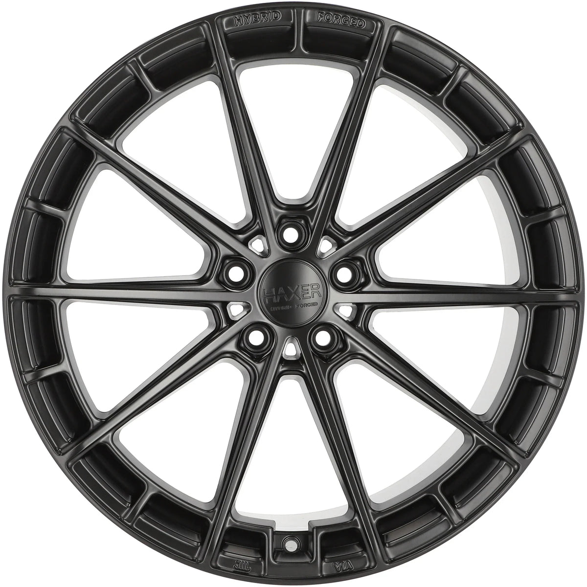 Alu kola pro HAXER HX019F 9.5x19 5x120 ET40 72.6 Black Half Matt | Wheelsup.cz