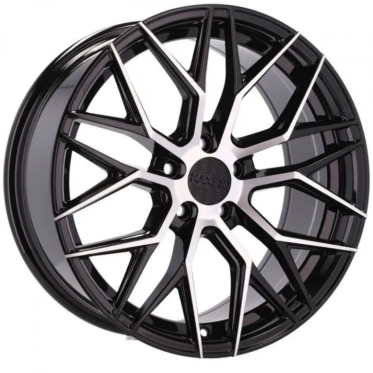 Alu kola HAXER HX035 7.5x17 5x108 ET40 67.1 Black Polished | Wheelsup.cz
