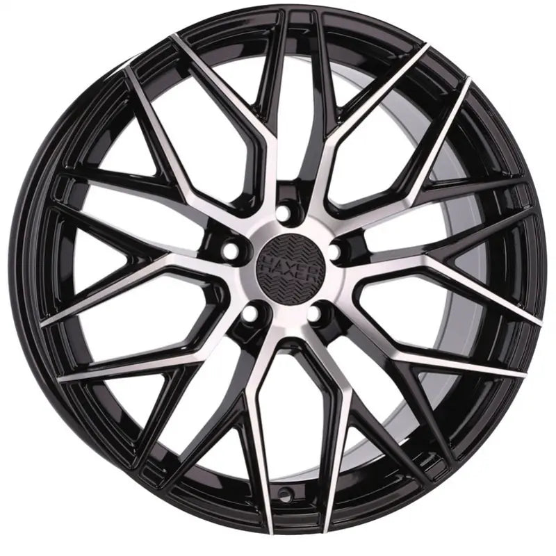 Alu kola HAXER HX035 7.5x17 5x108 ET40 67.1 Black Polished | Wheelsup.cz