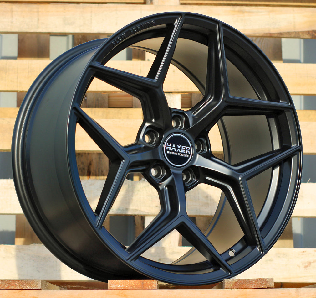 Alu kola HAXER HX04F 8.5x19 5x112 ET40 Black Half Matt, HAXER WheelsUp