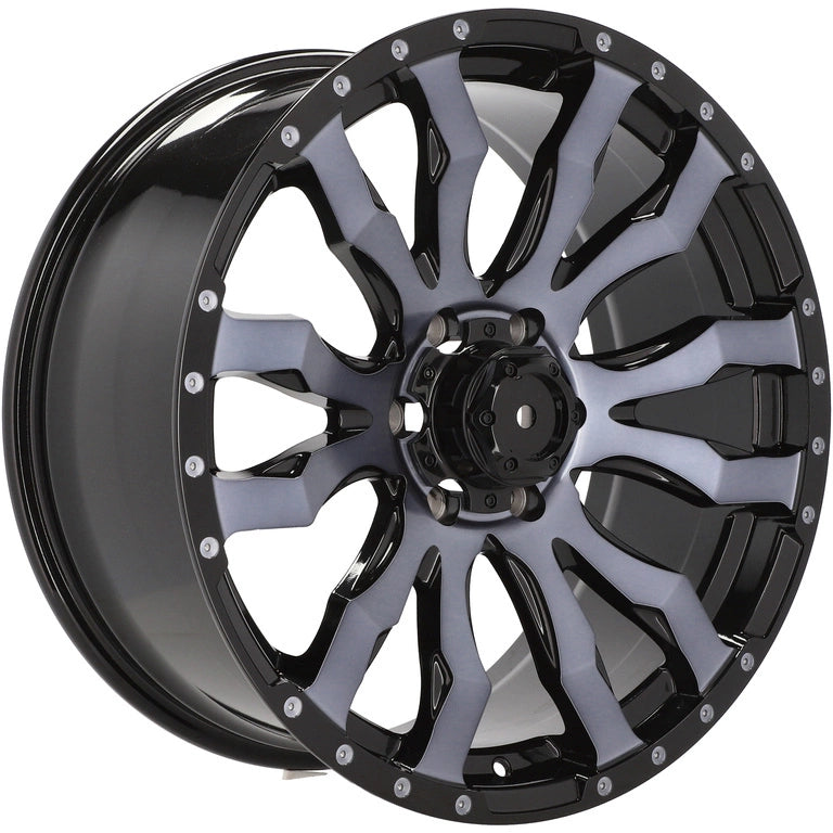 Alu kola pro Offroad I0215B 9x20 6x139.7 ET35 110.1 Black & Double Tinted Face | Wheelsup.cz