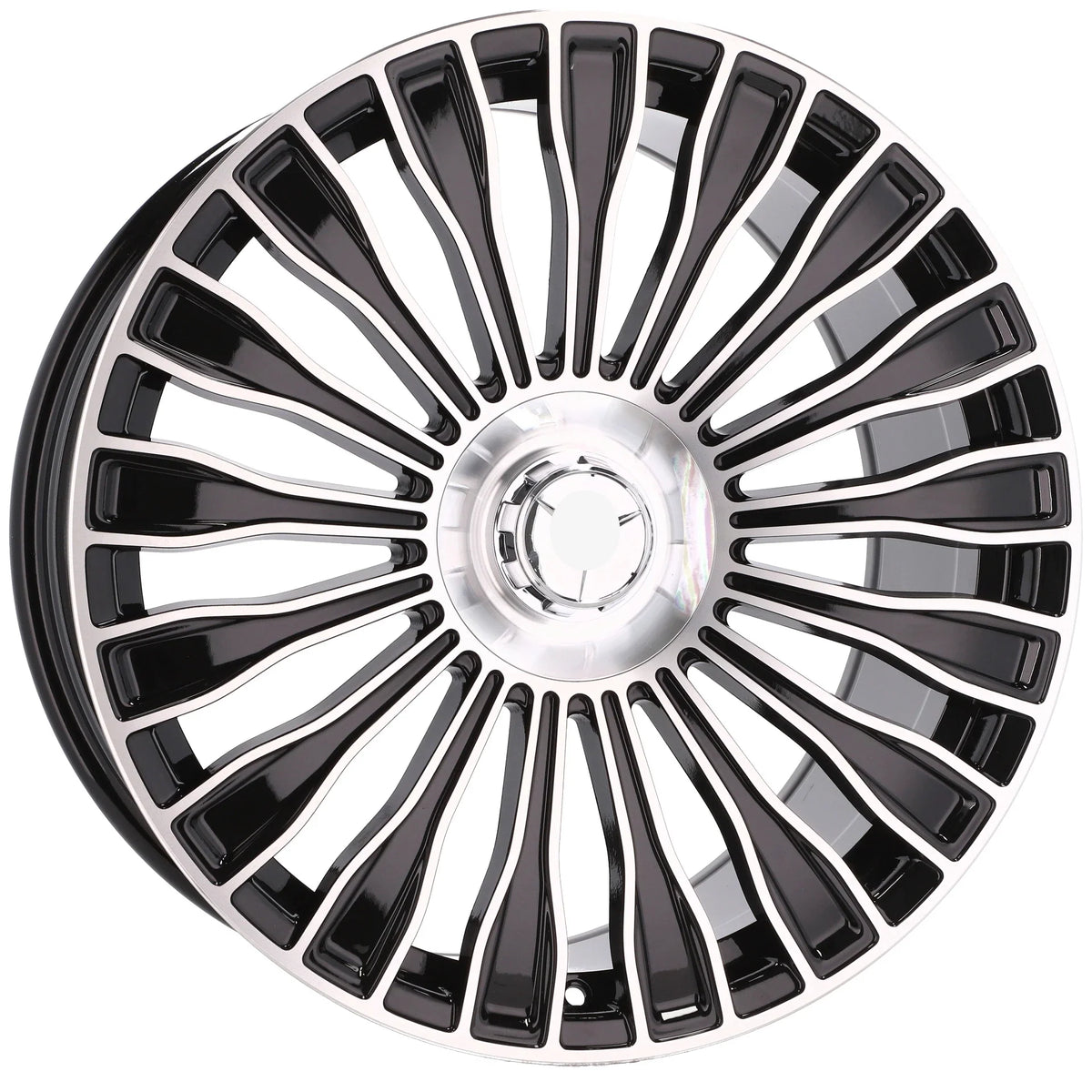 Alu kola pro Mercedes I0313 9x21 5x112 ET34 66.6 Black Polished | Wheelsup.cz