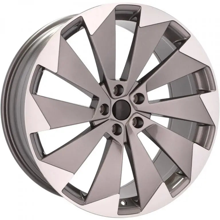 Alu kola pro Škoda I1141 8.5x21 5x112 ET40 57.1 Grey Polished | Wheelsup.cz