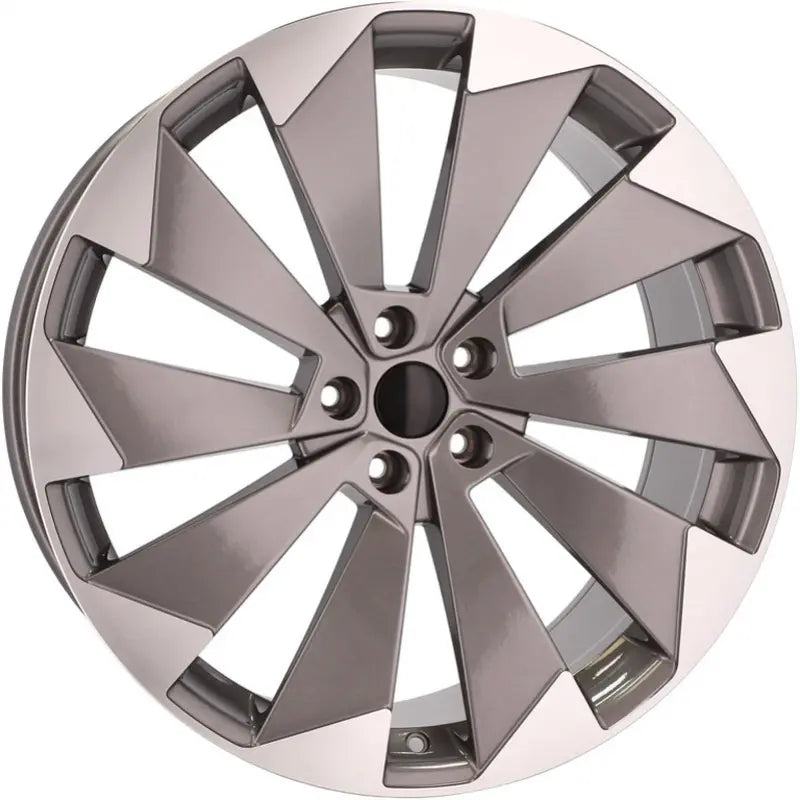 Alu kola pro Škoda I1141 8.5x21 5x112 ET40 57.1 Grey Polished | Wheelsup.cz
