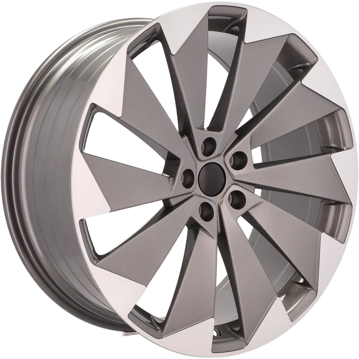 Alu kola pro Škoda I1141 8.5x21 5x112 ET40 57.1 Grey Polished | Wheelsup.cz