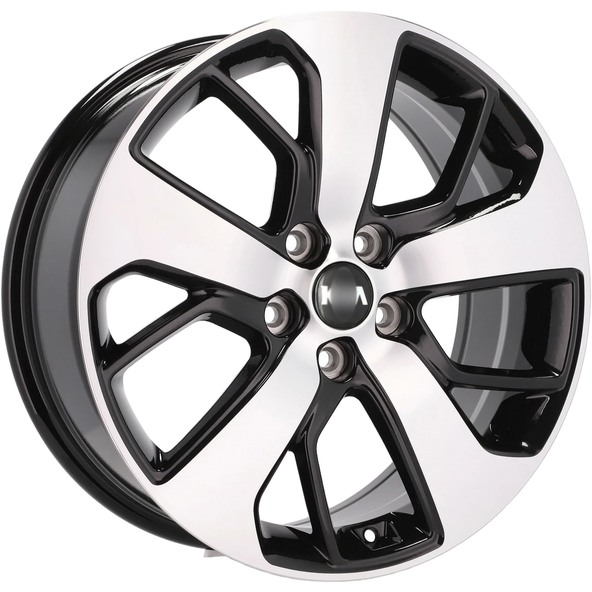 Alu kola pro Kia I5390 7.5x18 5x114.3 ET52.5 67.1 Black Polished | Wheelsup.cz