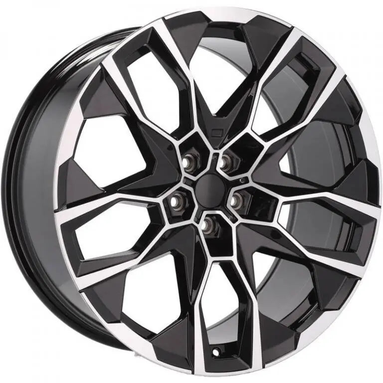 Alu kola pro BMW I5592 9.5x21 5x120 ET26 66.6 Black Polished | Wheelsup.cz