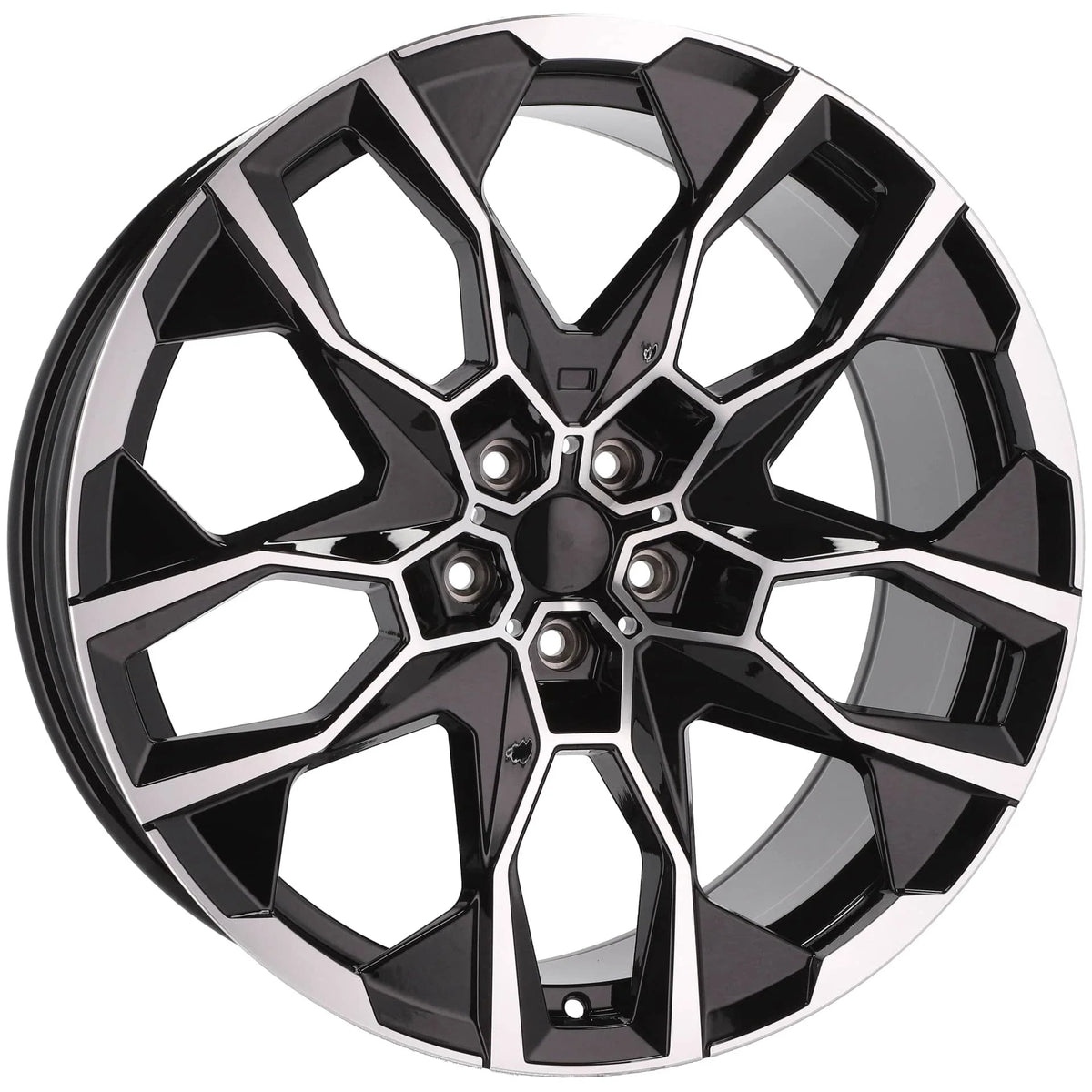 Alu kola pro BMW I5592 9.5x22 5x112 ET32 66.6 Black Polished | Wheelsup.cz