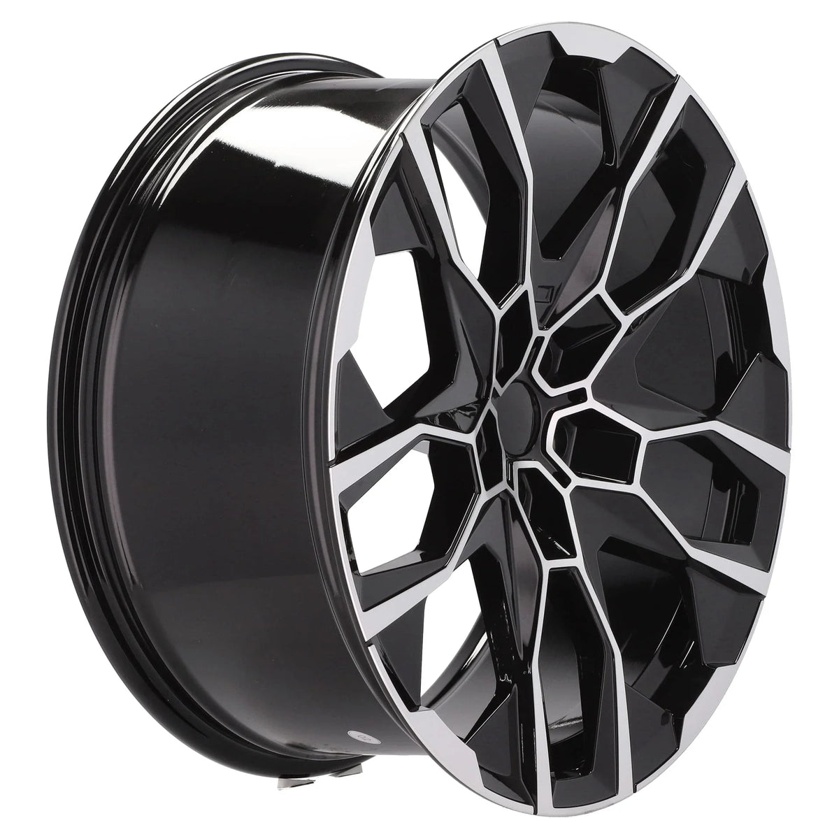 Alu kola pro BMW I5592 9.5x22 5x112 ET32 66.6 Black Polished | Wheelsup.cz